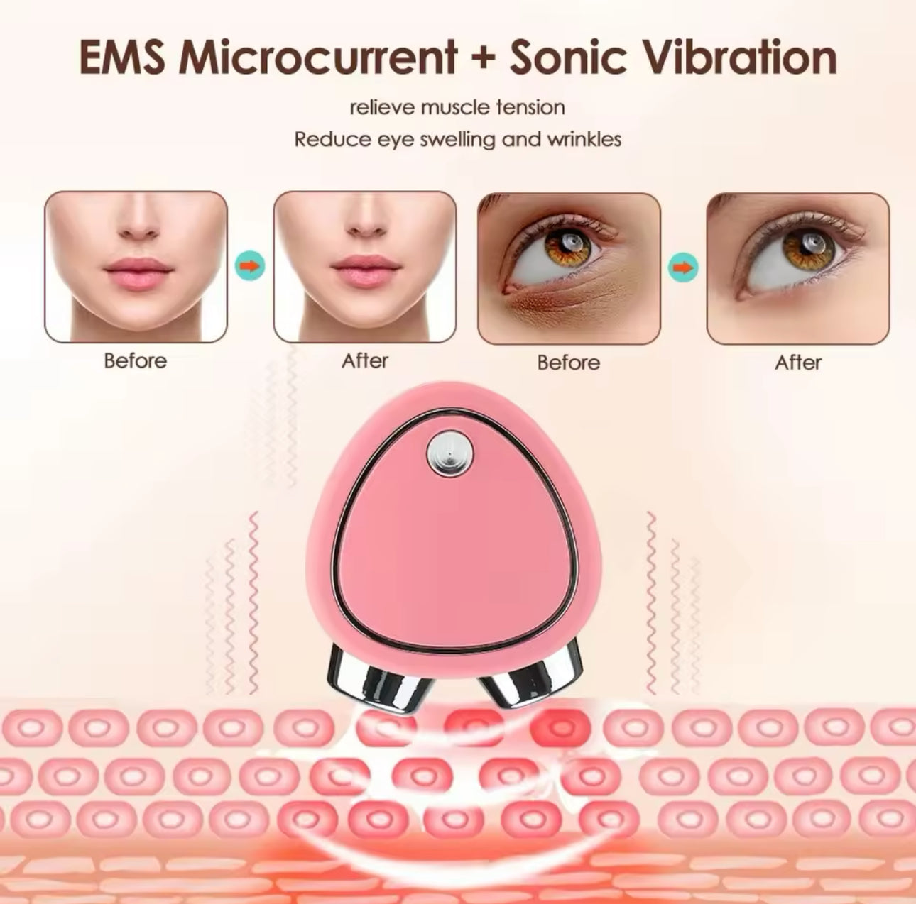 MASAJEADOR FACIAL MICROCORRIENTE EMS