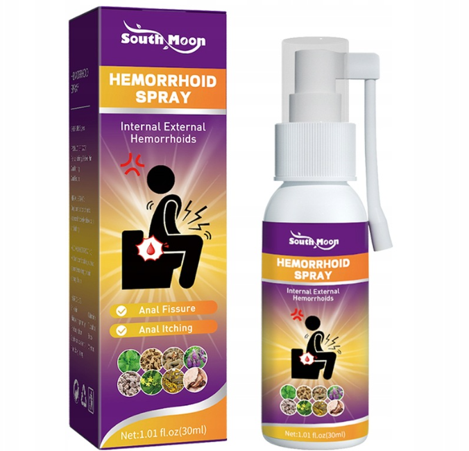CUIDA TU BIENESTAR Y LAS MOLESTIAS CON SPRAY HEMORRÓIDE SOUTH MOON