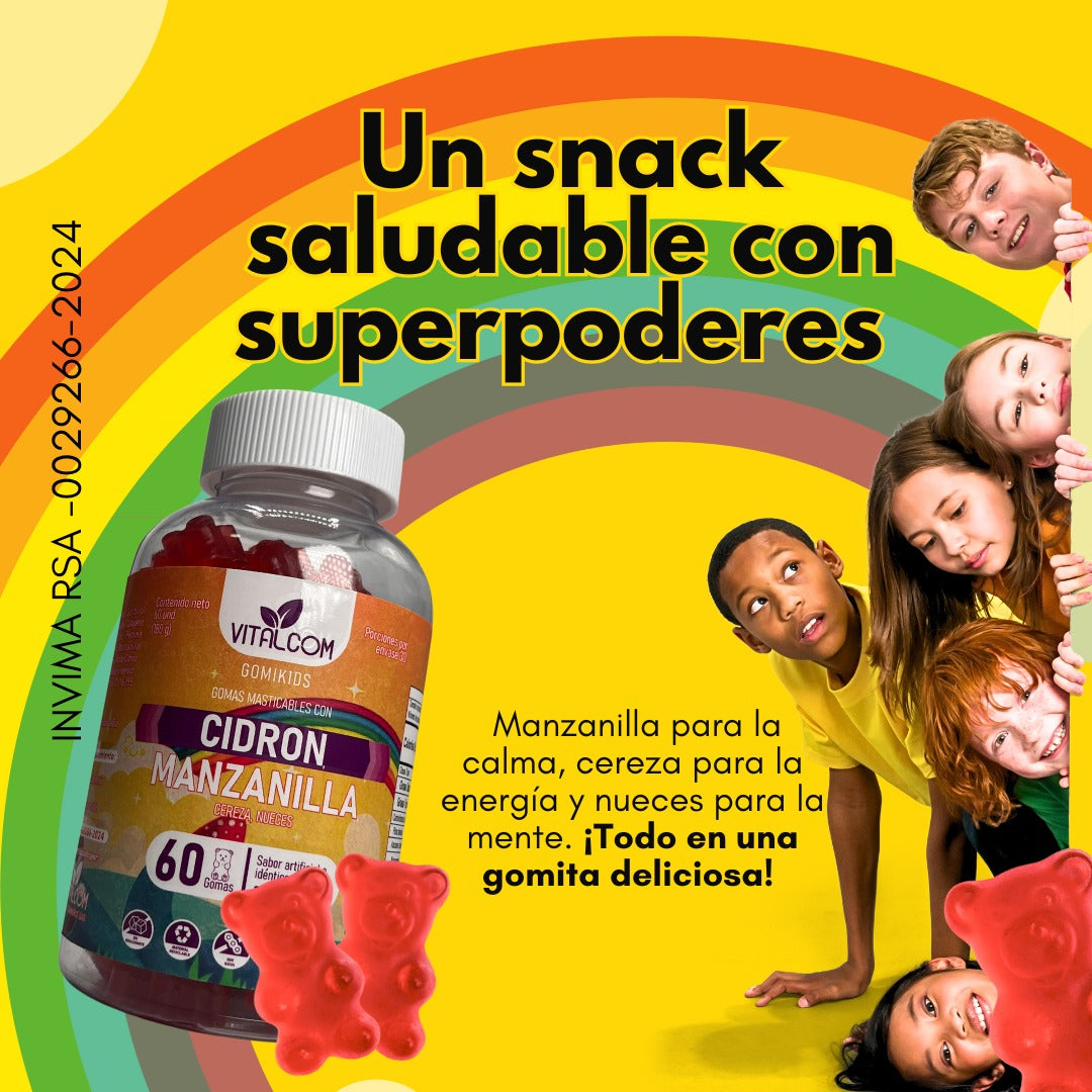 GOMIKIDS CIDRON DE MANZANA VITALCOM X60