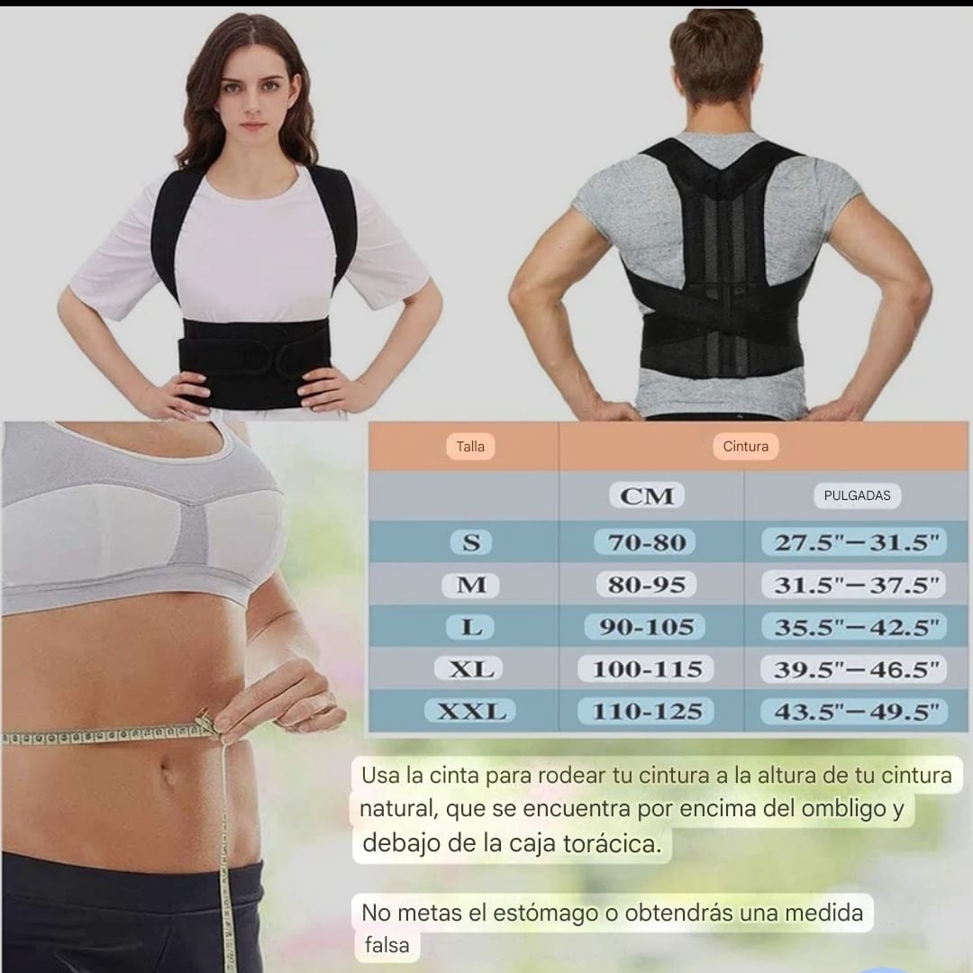 CORRECTOR DE POSTURA CON SOPORTE - OFERTA