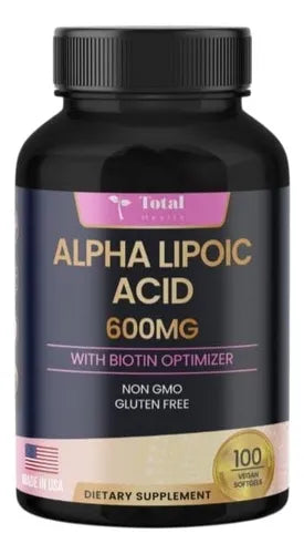 ANTIOXIDANTE POTENTE  ALIADO Y PROTECTOR  ACIDO ALFA LIPOICO TOTAL HEALTH