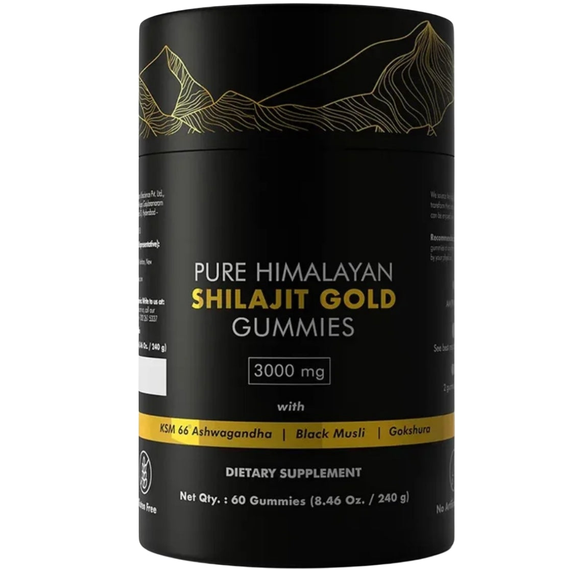 POTENCIA Y VITALIDAD ASWAGANDHA + SHILAJIT GOMITAS