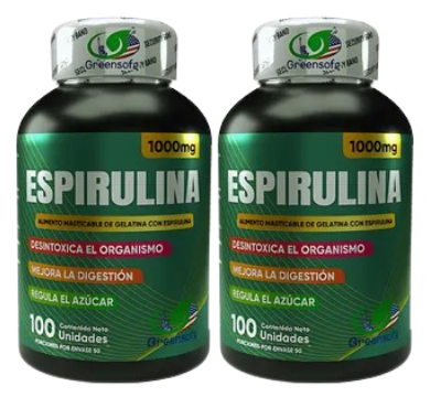 SUPERALIMENTO PARA TU SALUD ESPIRULINA X2 CAP