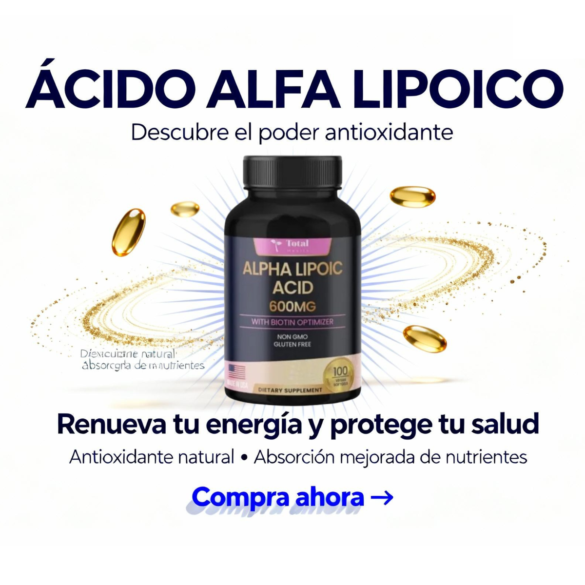 Antioxidante Alfa Lipoico