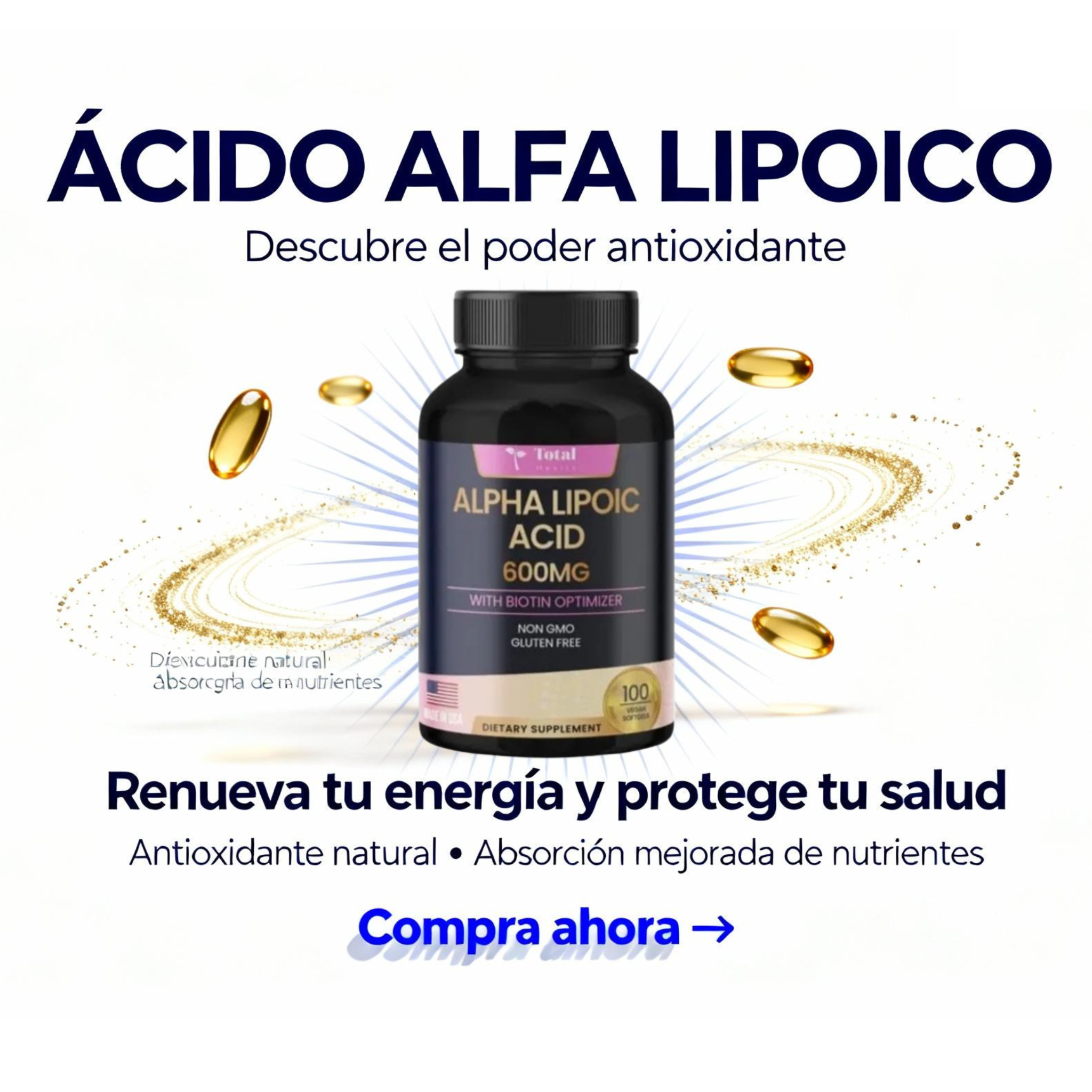 Antioxidante Alfa Lipoico