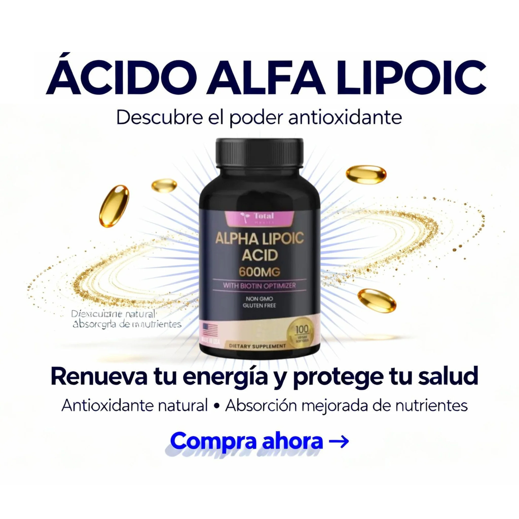 Antioxidante Alfa Lipoic