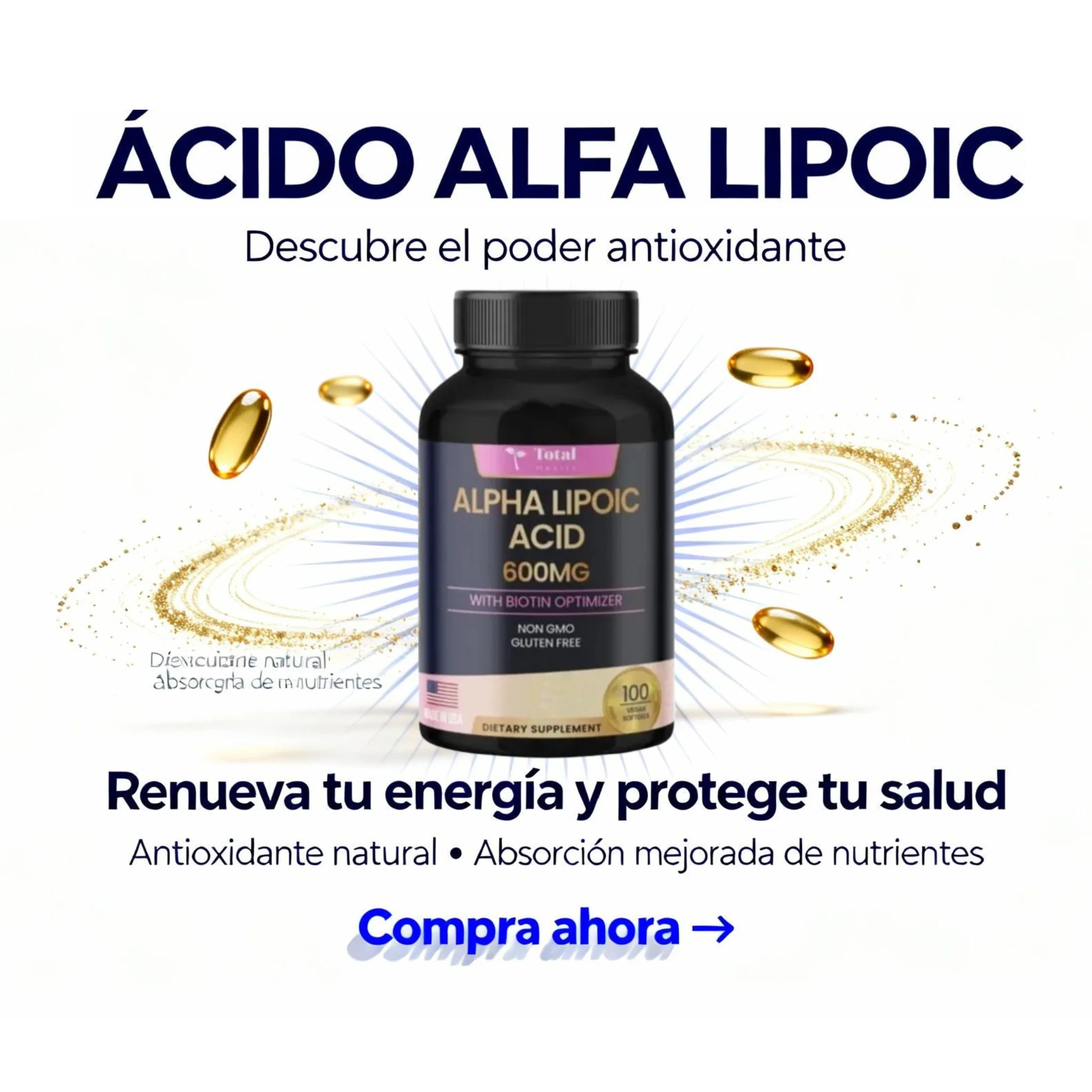 Antioxidante Alfa Lipoic