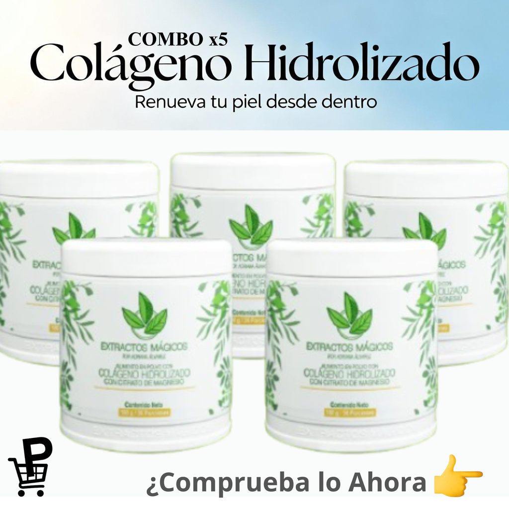 Combo x5 Piel Cabello y Uñas