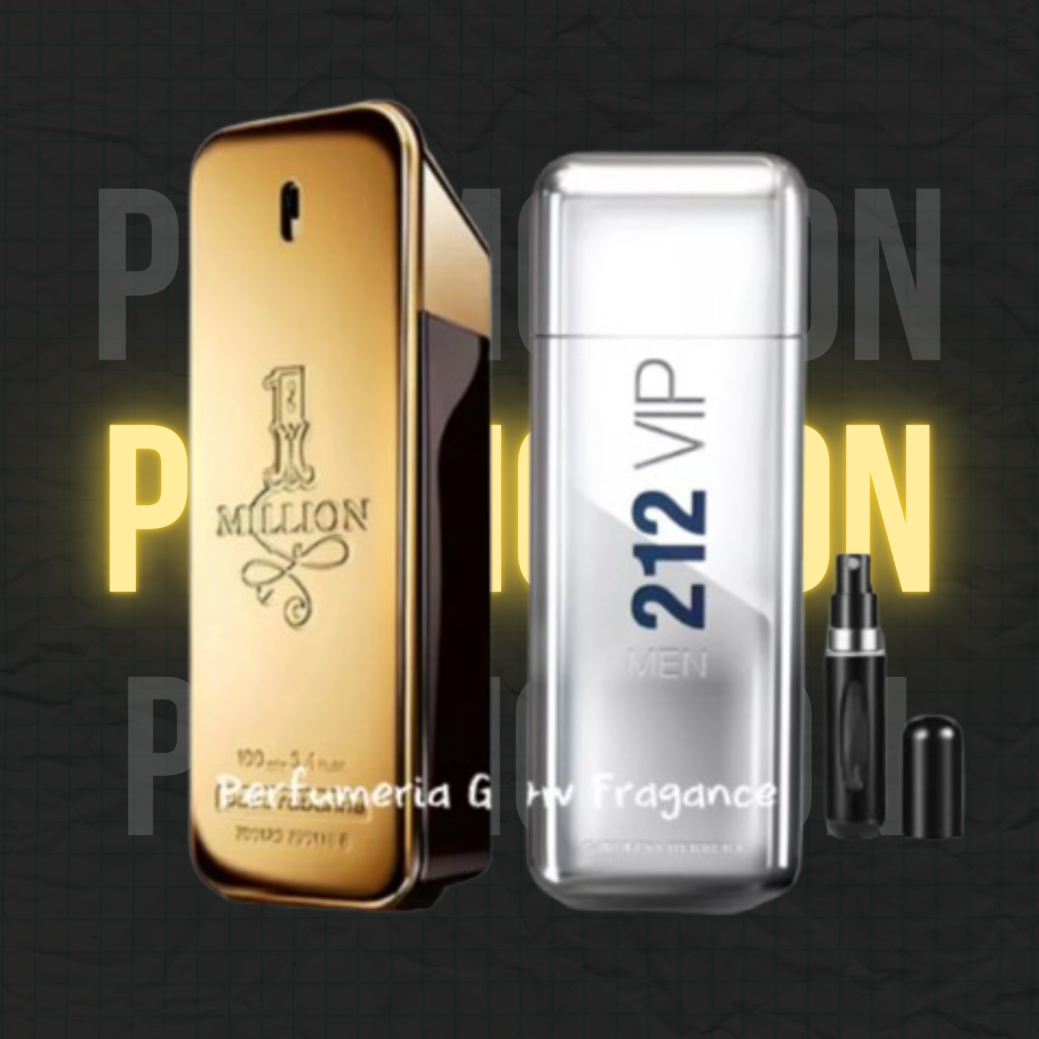 Combo x2 One Million + 212 Vip Men