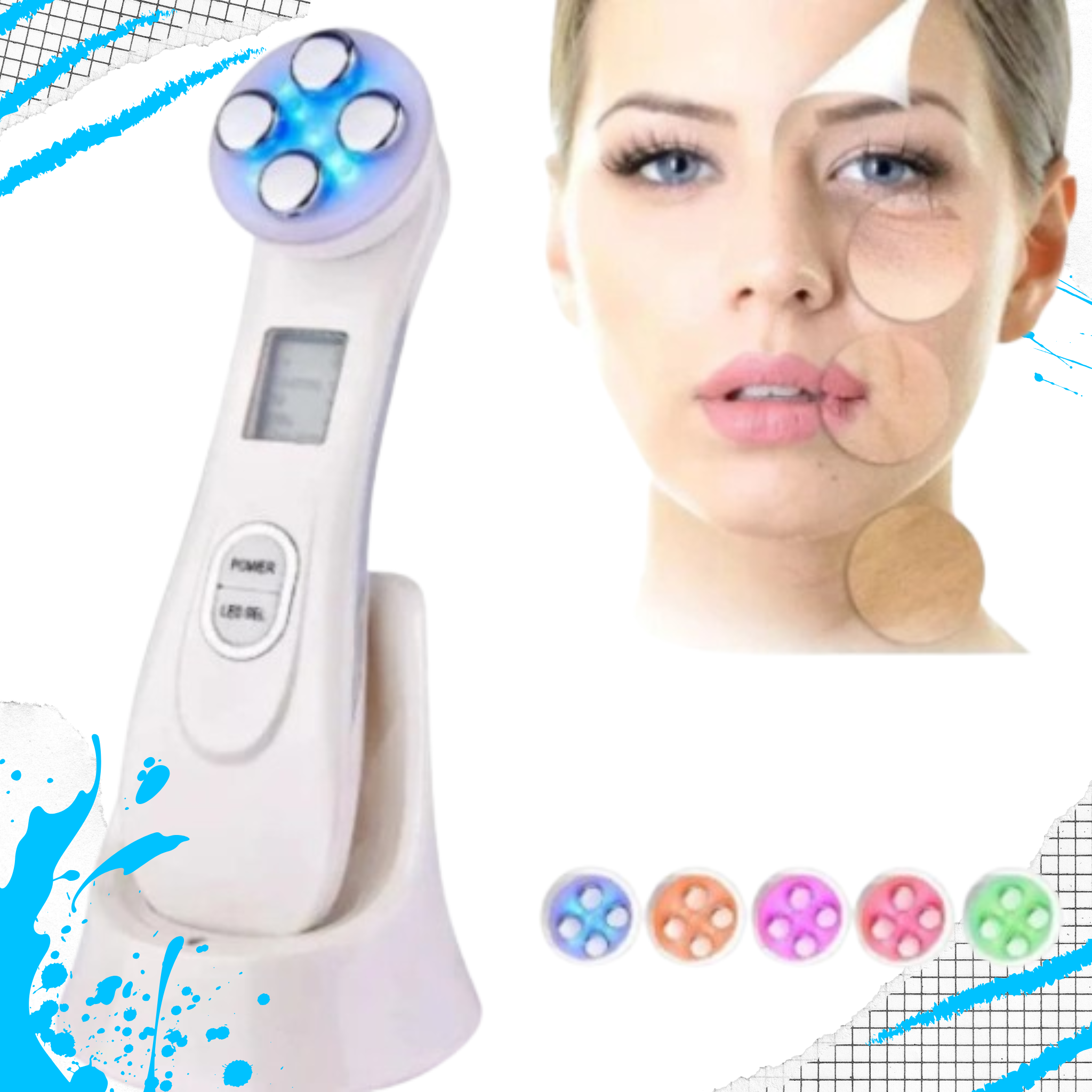 Radiofrecuencia Facial + Gel Conductor