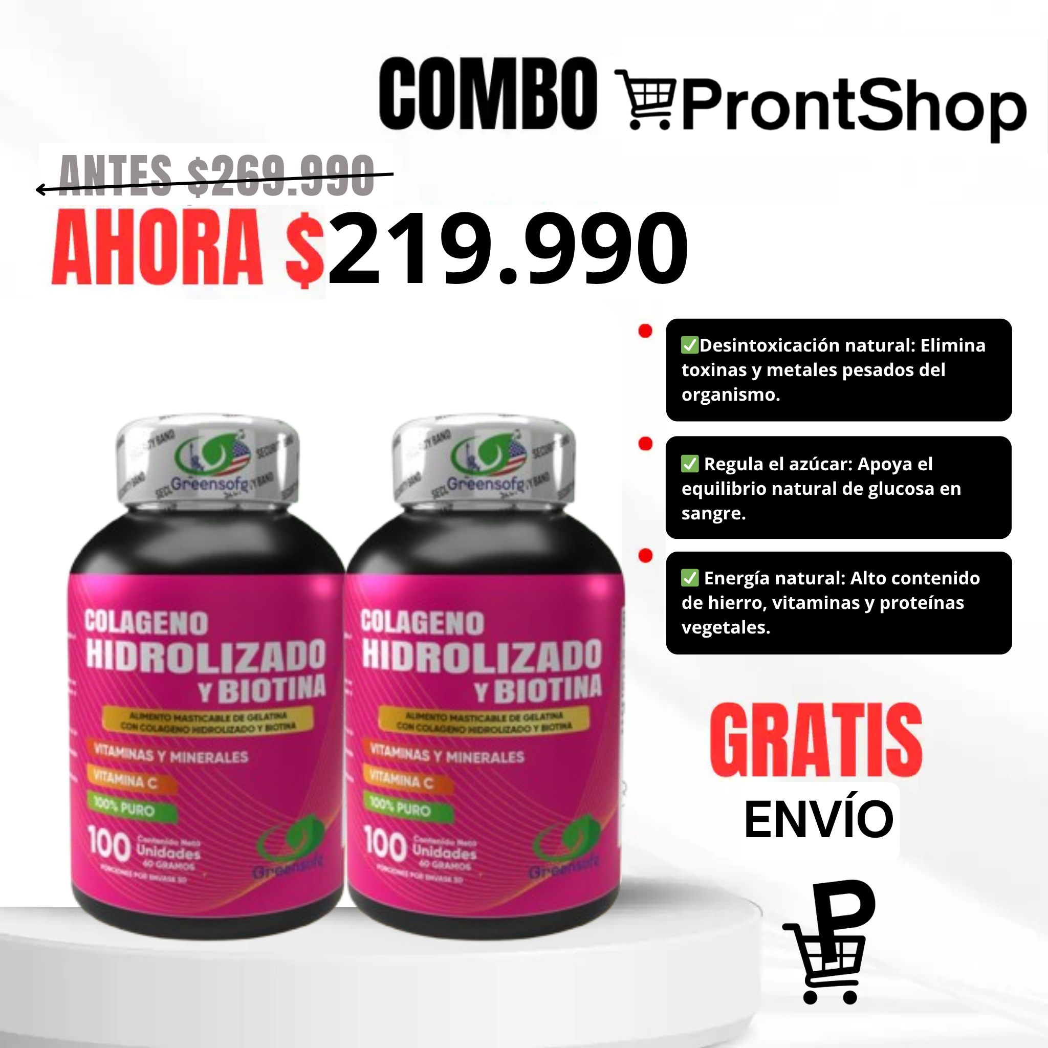 Combo x2 Colágeno Hidrolizado