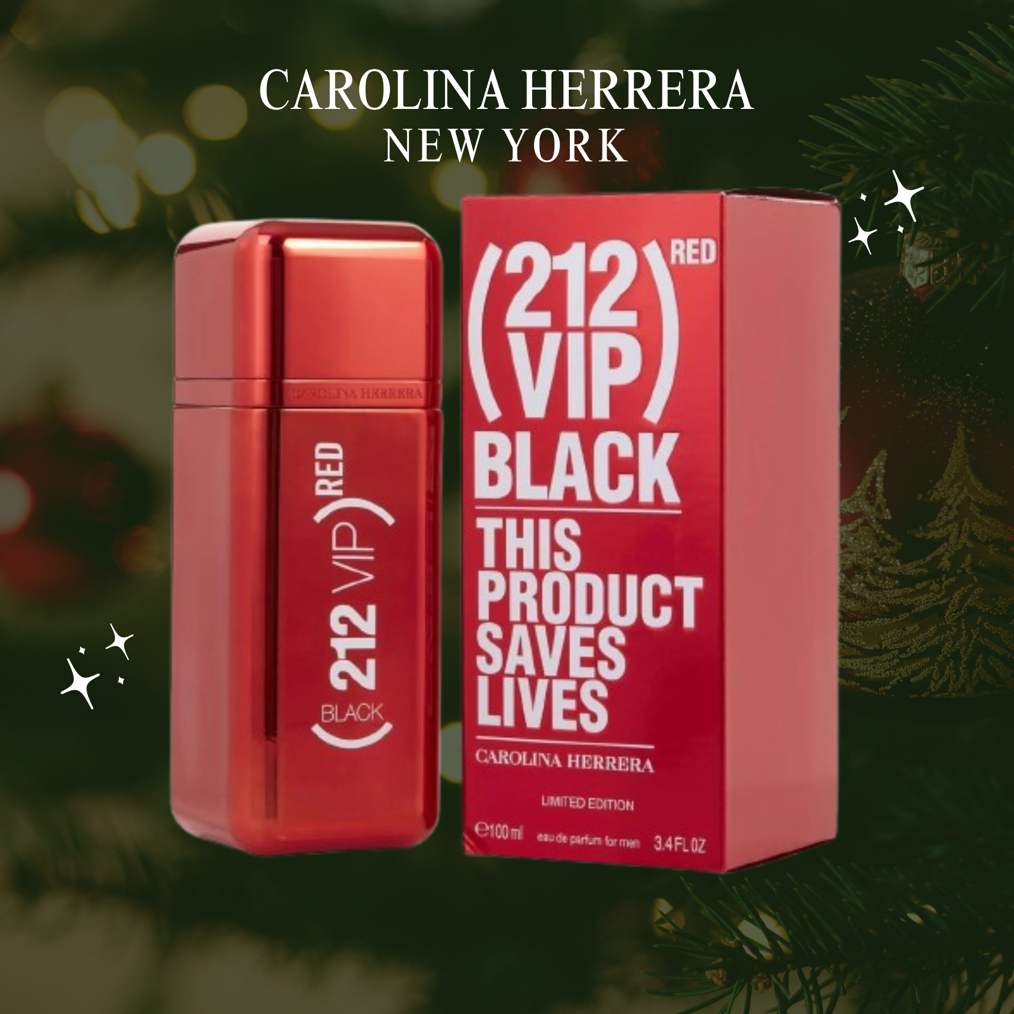 Perfume 212 Vip Red Black