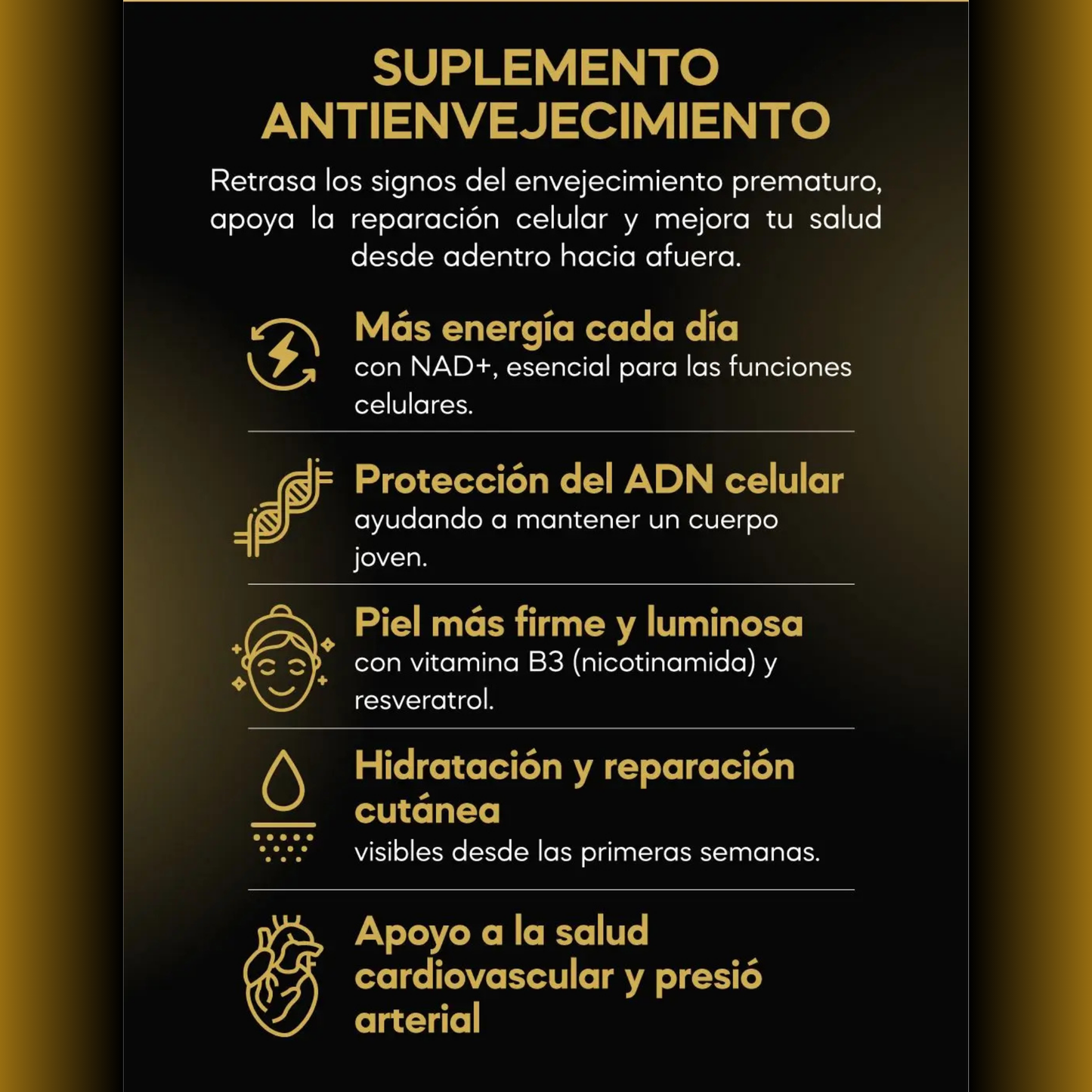 Combo x3 Transforma tu vida con la molécula que activa tu energía celular 💊