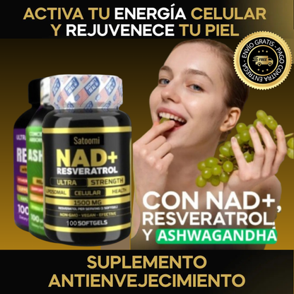 Combo x3 Transforma tu vida con la molécula que activa tu energía celular 💊
