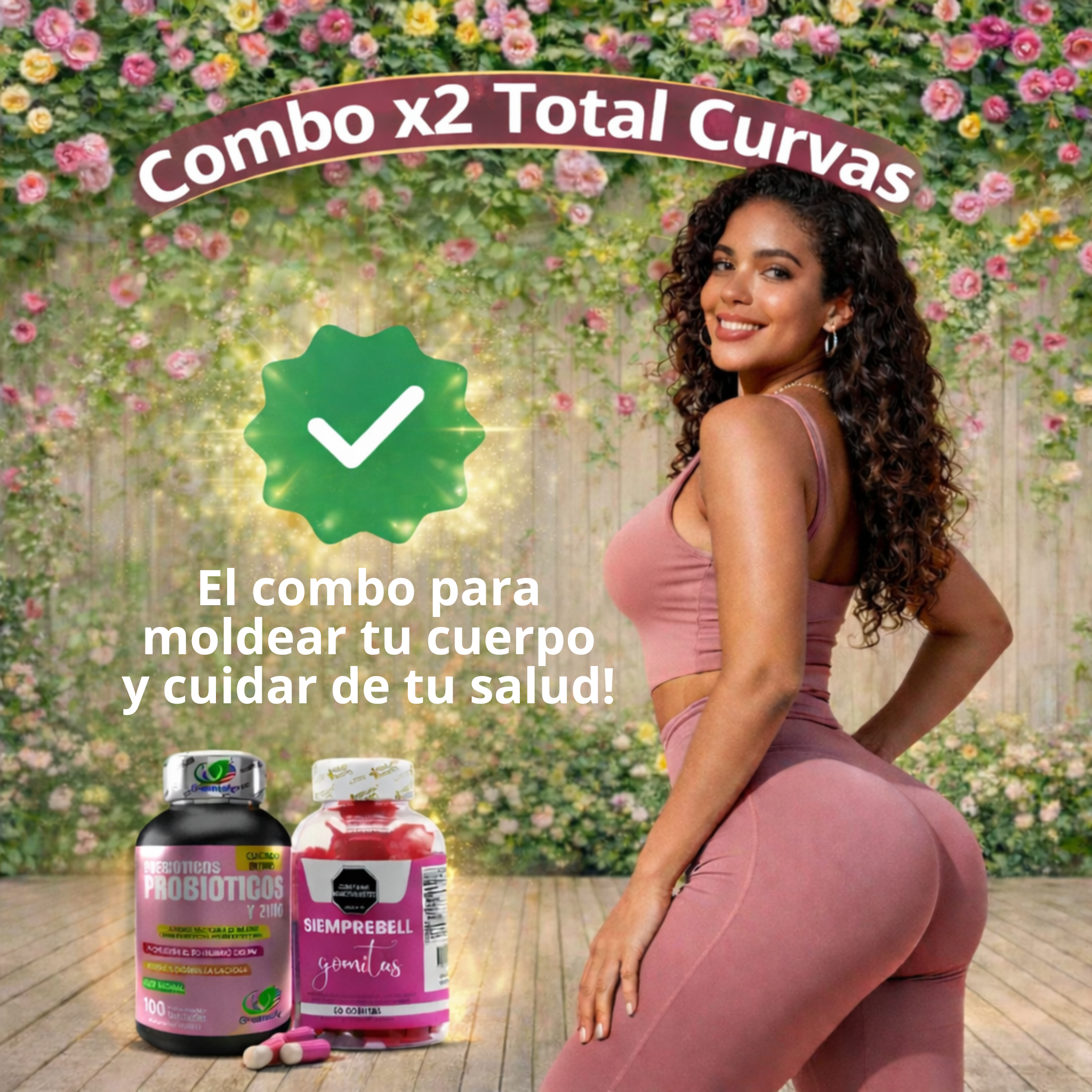 Combo x2 Potencia Glúteos Bustos y Piernas