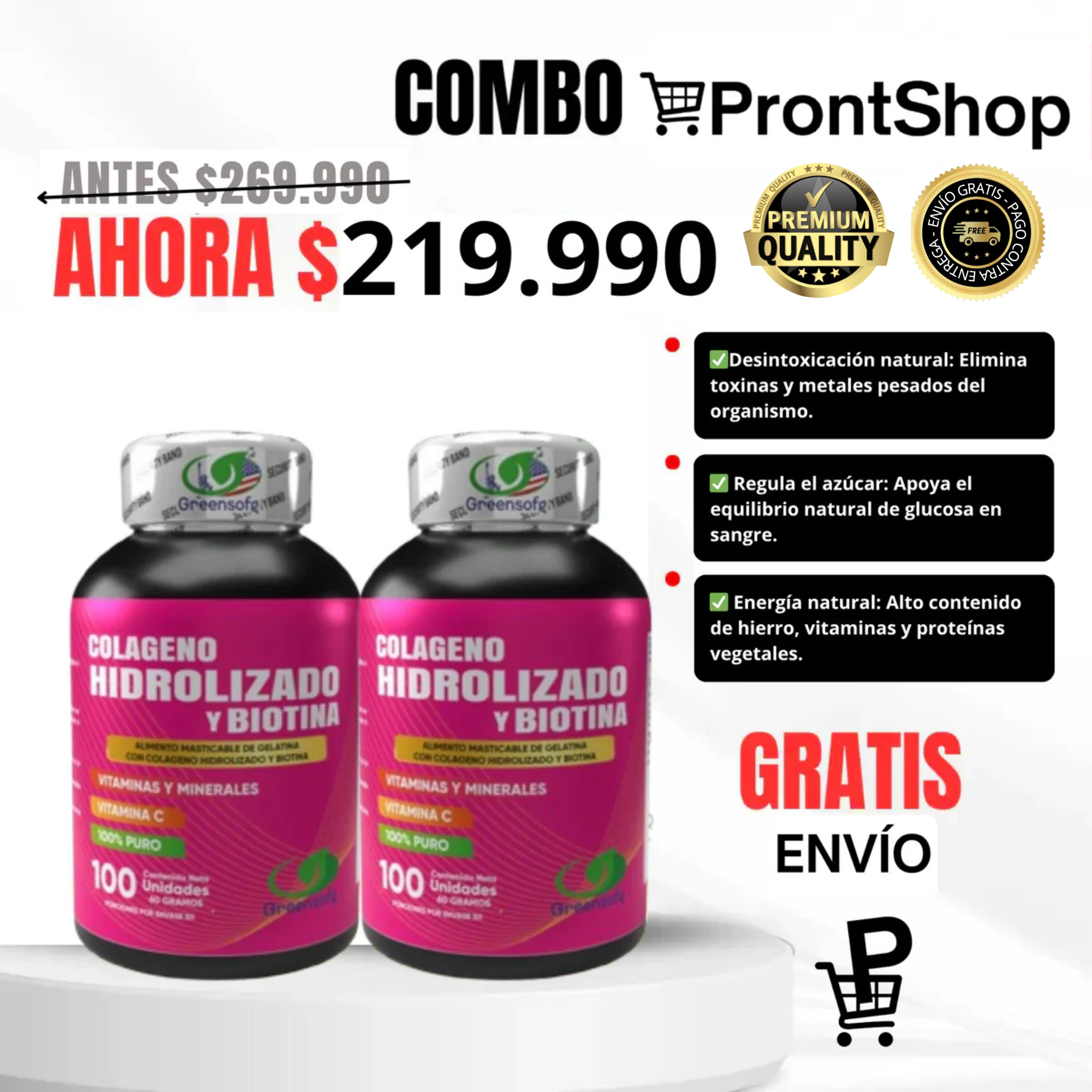 Combo x2 Colágeno Hidrolizado