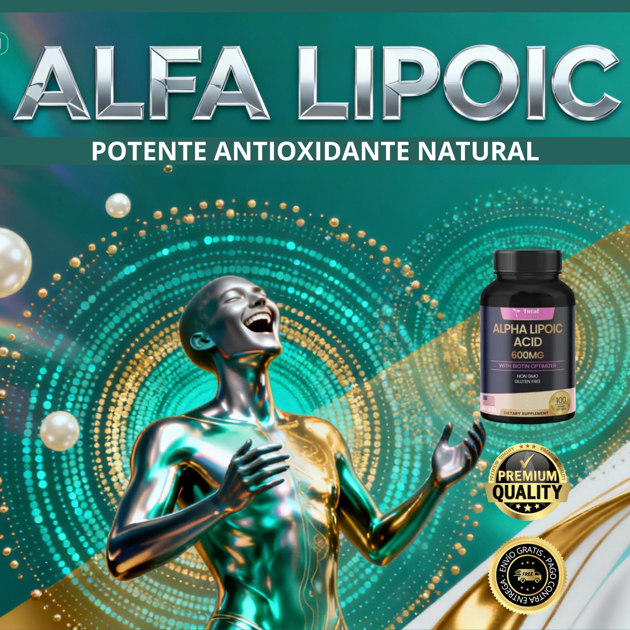 Antioxidante ALFA LIPOIC Total Health