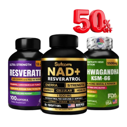 Combo x3 Transforma tu vida con la molécula que activa tu energía celular 💊