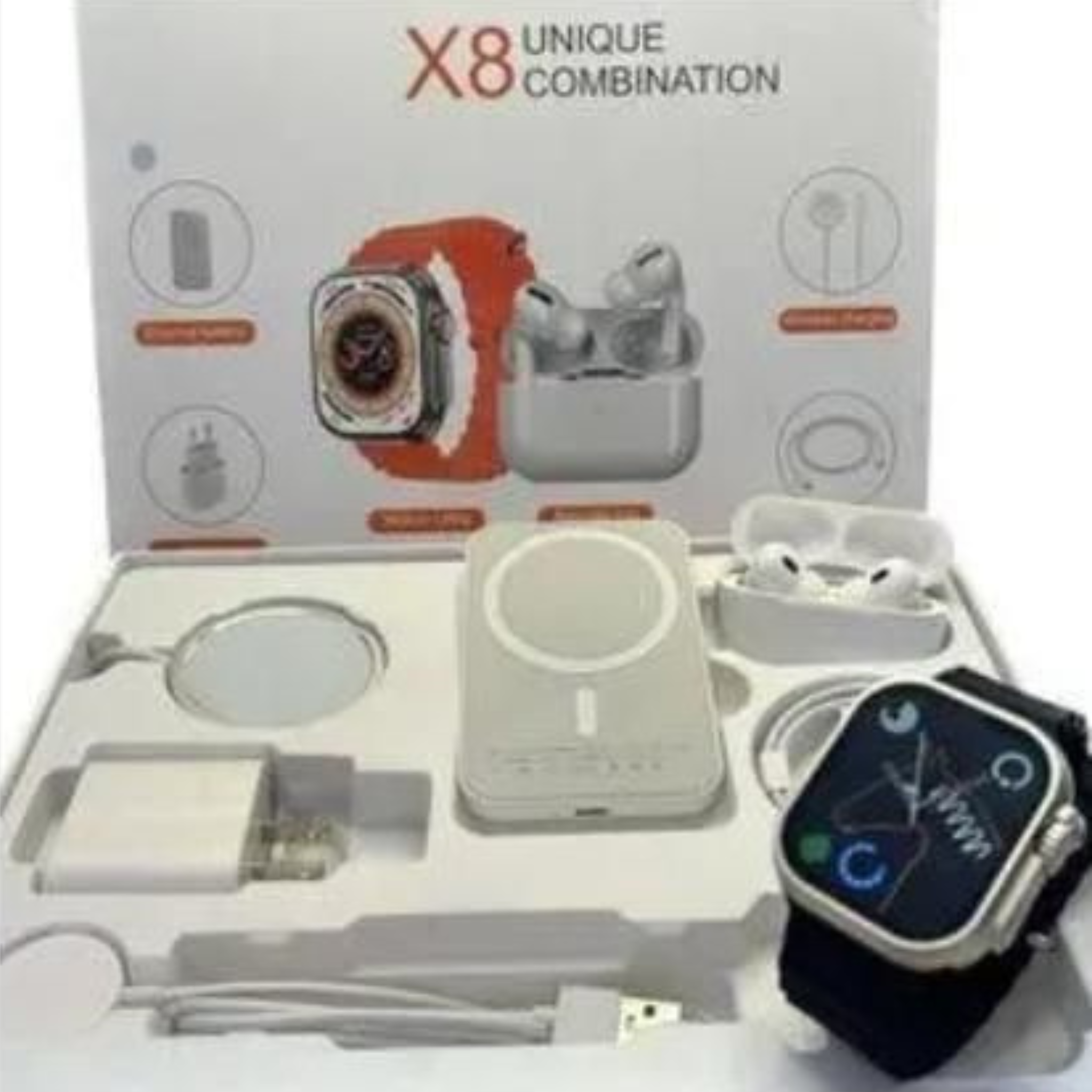 Combo x8 Reloj Smartwatch
