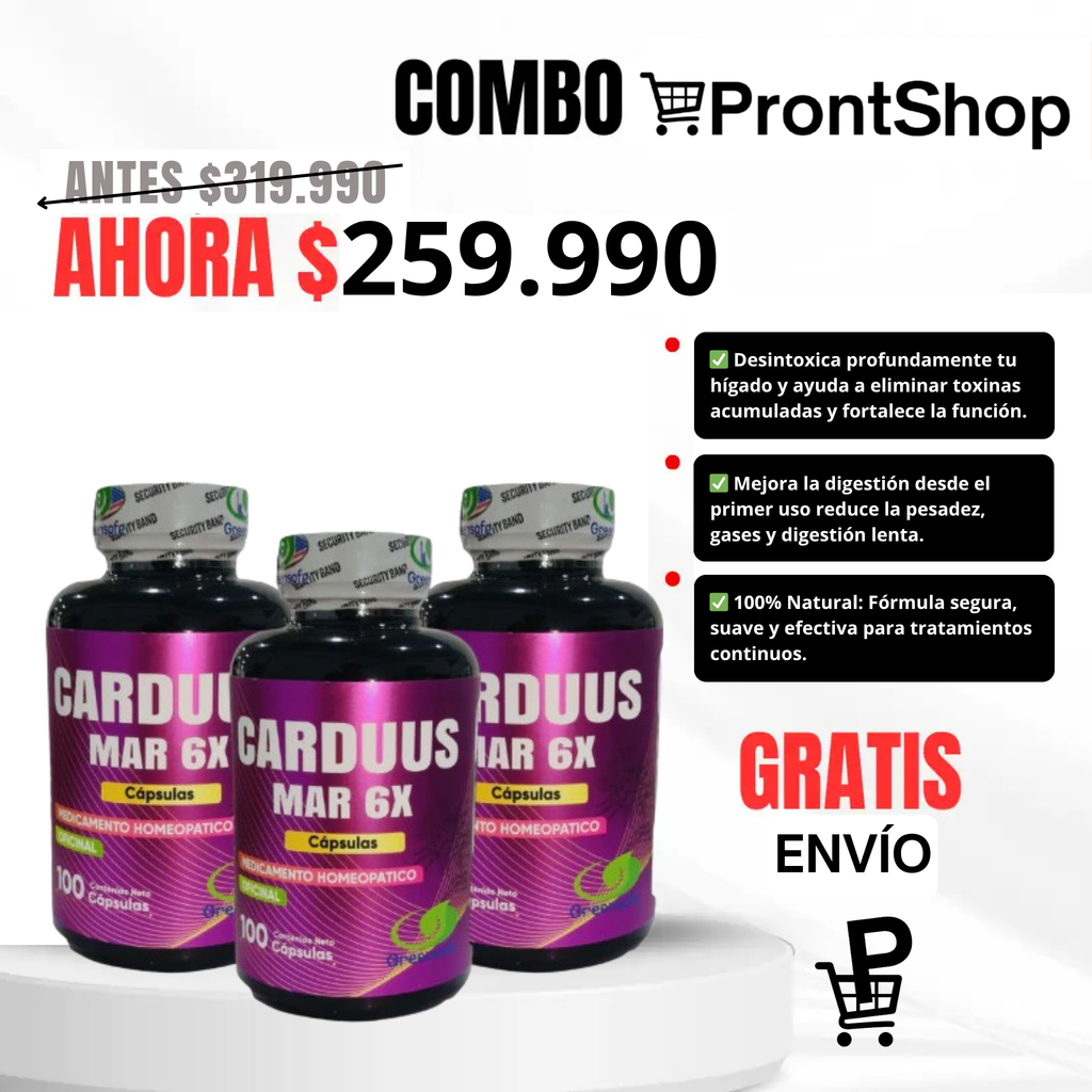 Combo x3 Detox Digestiva y Hepática